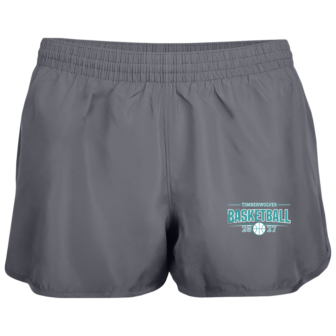 tcaps-montessori-season-arc-white-augusta-ladies-wayfarer-running-shorts — Graphite — Front — source sha256 54bb328b8dc34dffe89883ffccdb86fc3b40b402d45a58679adc4a3e08e26d7d — Color position 2