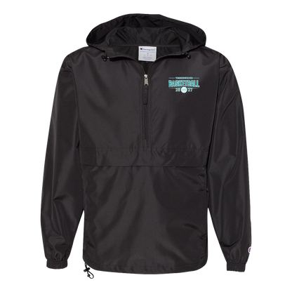 tcaps-montessori-season-arc-white-champion-unisex-packable-anorak-jacket — Black — Front — source sha256 7c0b7bc332d73922297206361df0a098214474735bf968d81553c360e49faa5c — Color position 1