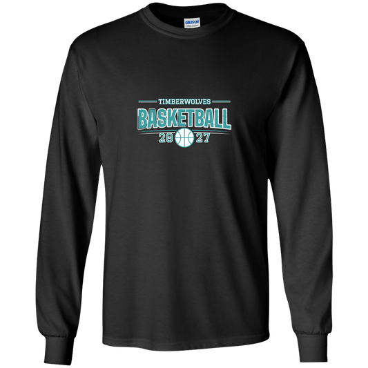 tcaps-montessori-season-arc-white-gildan-youth-ls-t-shirt — Black — Front — source sha256 bbed620eb675bf5ddd202f91546843f598aa58a3bd5e6a8712a1b6ce68215d09 — Color position 1