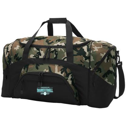 tcaps-montessori-season-arc-white-port-company-sport-duffel — Black/Camouflage — Front — source sha256 c04ee296f9942bc864cdfccbca3a0da3636f9bbd276b0985b0b260460ffb000b — Color position 3