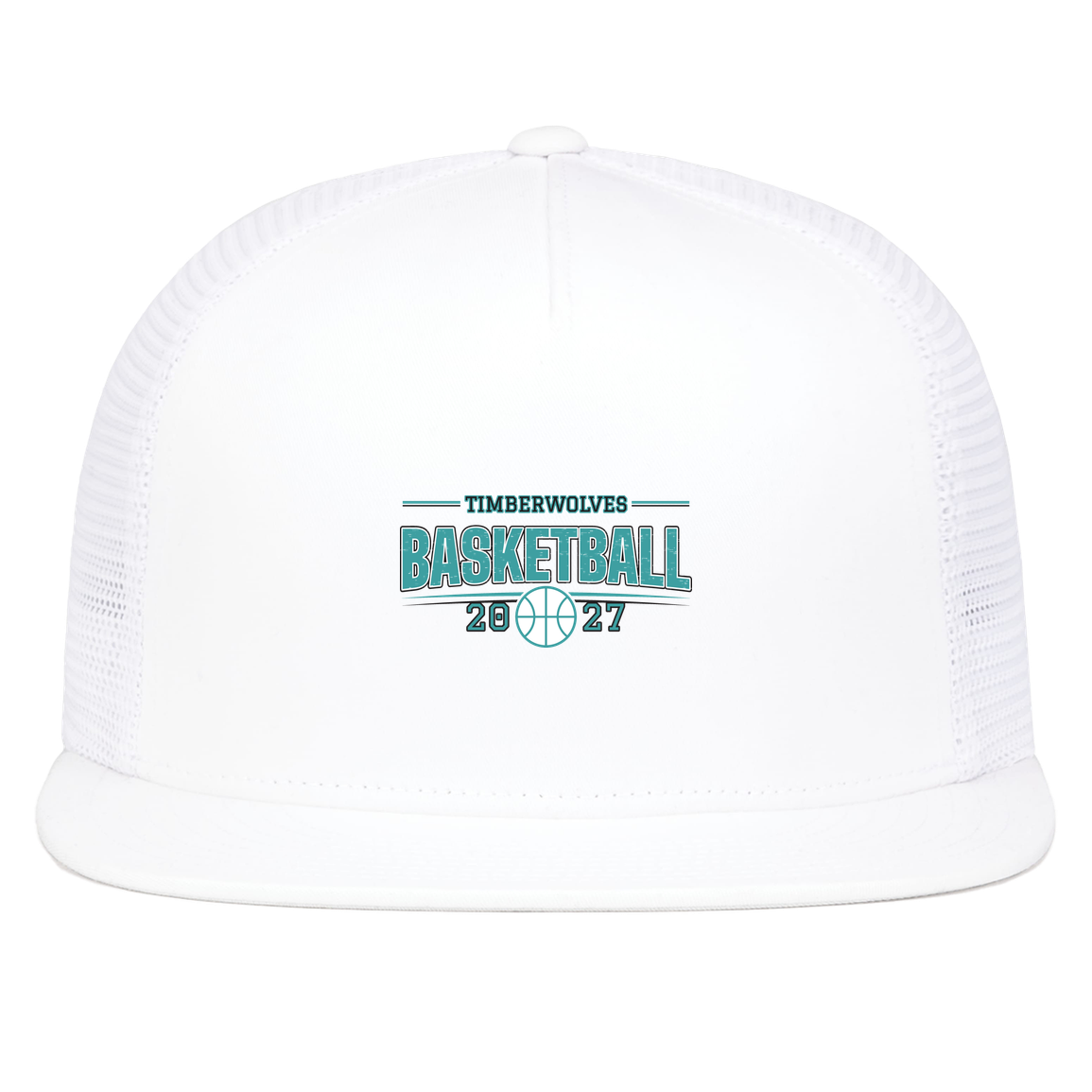 tcaps-montessori-season-arc-pacific-headwear-d-series-5-panel-trucker-snapback-cap — White — Front — source sha256 e1f85135bb6b54fe46a0b6261bb699b57529ed91515ae185b7596ac9d814d84c — Color position 5