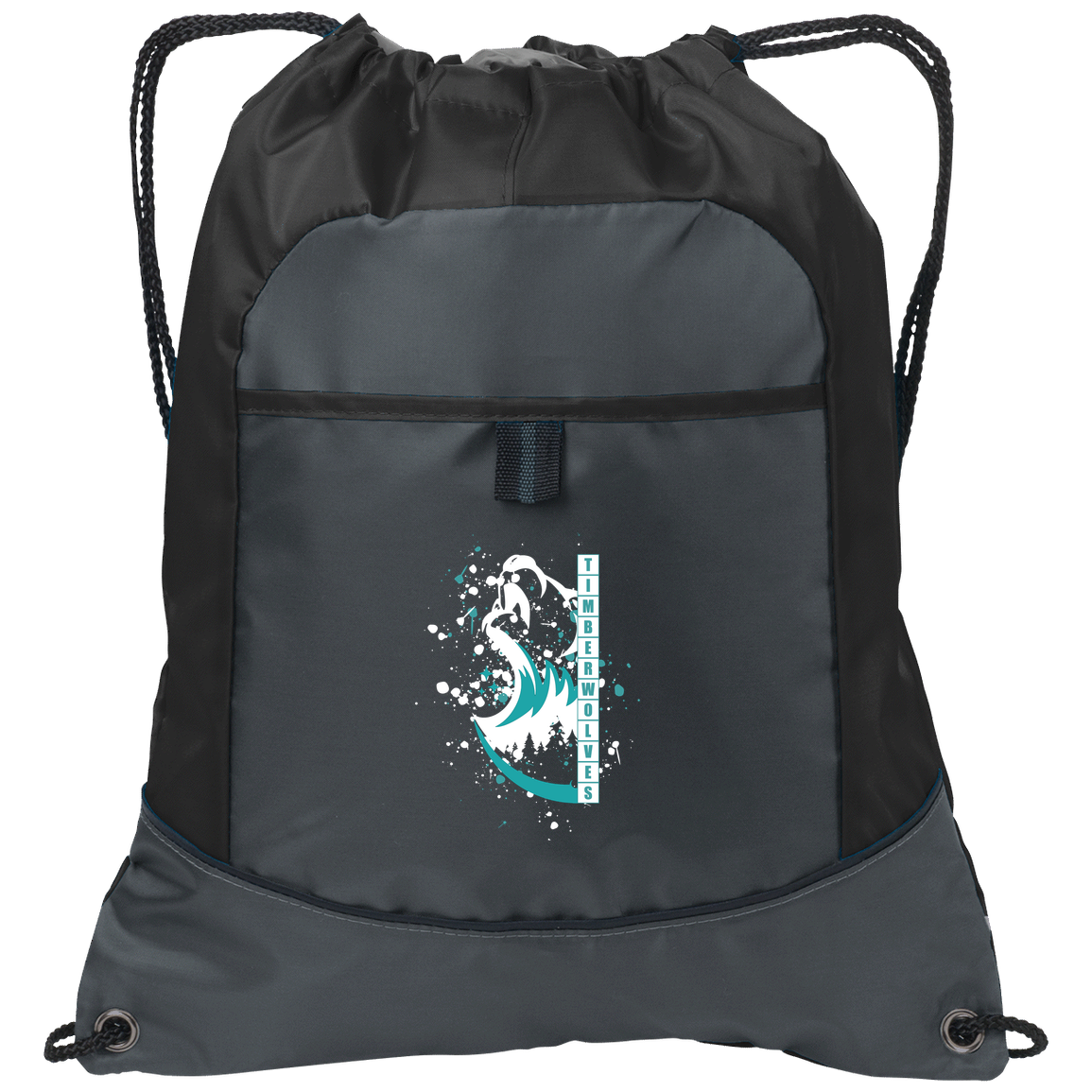 tcaps-montessori-split-mascot-white-port-authority-pocket-cinch-pack — Deep Smoke/Black — Front — source sha256 455a9d3ca1f1b9c7a28d9ac7ddab5353b073a9634f0eb8ff8453dcf7f5c6dc6b — Color position 1
