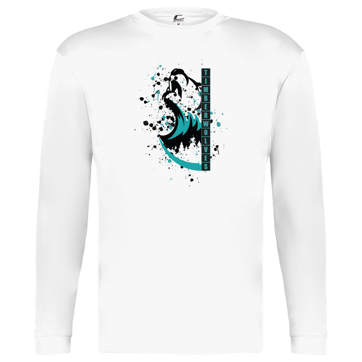 tcaps-montessori-split-mascot-c2-kids-performance-long-sleeve-tee — White — Front — source sha256 4be8335e7af5c555520ddbbc5087b4502ffd2469fcba26cc6874e6abb6025b5a — Color position 4