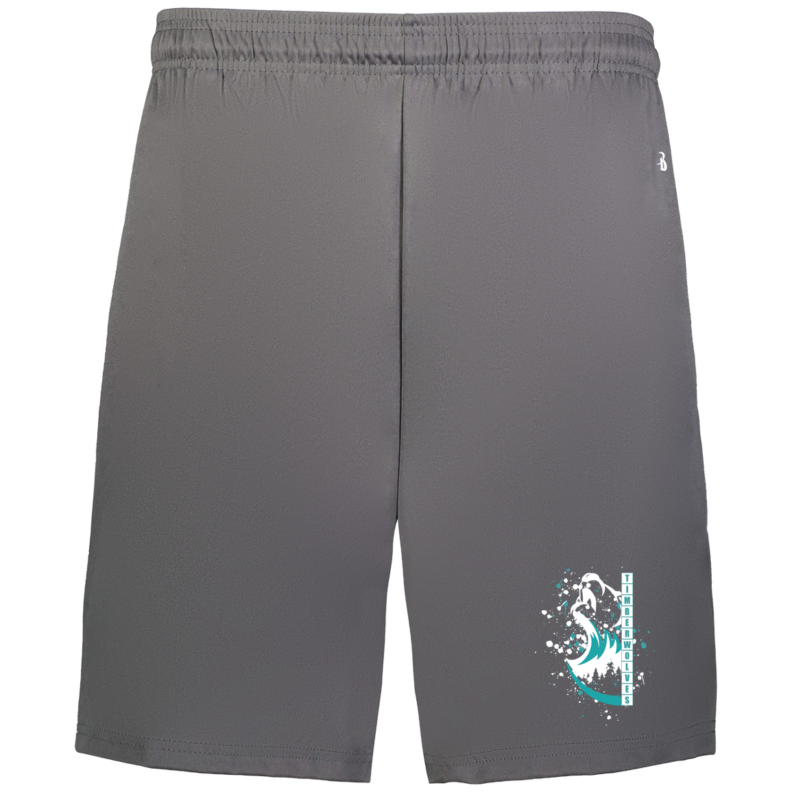 tcaps-montessori-split-mascot-white-badger-adult-b-core-7-inch-short-with-pockets — Graphite — Front — source sha256 4f3234422fad422b9e8a5f0f655143d6b6216effcfbc6420d279865ba7f61569 — Color position 2