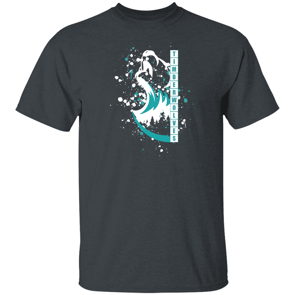 tcaps-montessori-split-mascot-white-gildan-youth-5-3-oz-100-cotton-t-shirt — Dark Heather — Front — source sha256 79cf7ea41b8de98146c4c53e6298a1d72f84c2572c8b530309f71cd7a3a54440 — Color position 2