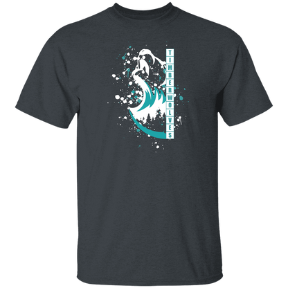 tcaps-montessori-split-mascot-white-gildan-youth-5-3-oz-100-cotton-t-shirt — Dark Heather — Front — source sha256 79cf7ea41b8de98146c4c53e6298a1d72f84c2572c8b530309f71cd7a3a54440 — Color position 2