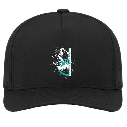 tcaps-montessori-split-mascot-white-pacific-headwear-weekender-perforated-snapback-cap — Black — Front — source sha256 7f36c90cec12917e53fc8f25e39d4f1587ab6094b8041851b4b0ca48b21be618 — Color position 2