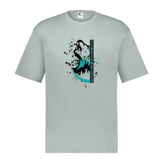 tcaps-montessori-split-mascot-c2-mens-performance-short-sleeve-tee — Silver — Front — source sha256 b7cb8d46fe5fc89fb41037d9670e637c9e2d483eebda214399d0d0868ebe42b7 — Color position 3