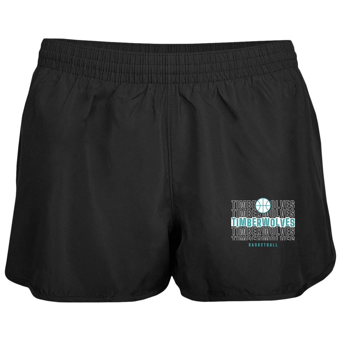 tcaps-montessori-stacked-hoops-white-augusta-ladies-wayfarer-running-shorts — Black — Front — source sha256 20bf5bff8a9b758e9f0069583a1efa99d4c32c1e960c551491bd0bce10a7e75b — Color position 1