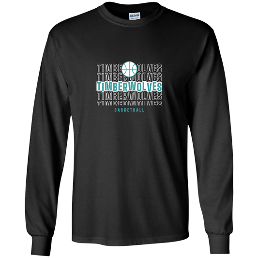 tcaps-montessori-stacked-hoops-white-gildan-youth-ls-t-shirt — Black — Front — source sha256 2ca2a1755b7755fe8bf96d60ae081dc2901d416de0d98d7ea07fc12e36d99997 — Color position 1