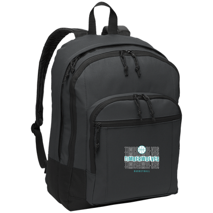 tcaps-montessori-stacked-hoops-white-port-authority-basic-backpack — Dark Charcoal — Front — source sha256 5c8723b3ce0da7f6a7d66dc2954c1f43f8e4abaeca954e8bee4c25fa4f8f1f37 — Color position 2
