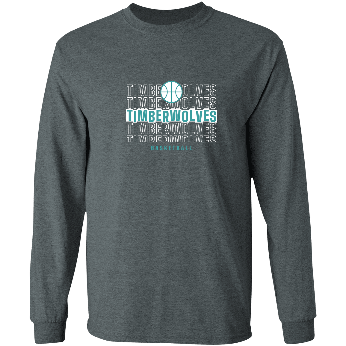 tcaps-montessori-stacked-hoops-white-gildan-ls-t-shirt-5-3-oz — Dark Heather — Front — source sha256 71aaafdedaaf9db32515b4fef1f37e5d7340091c54f0e50b4de1cc0c9f8ce49e — Color position 1