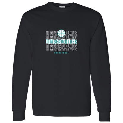 tcaps-montessori-stacked-hoops-white-gildan-ls-t-shirt-5-3-oz — Black — Front — source sha256 9a93a11001397177fd458168bde4ad51ee612b203870db110471f65d0e7234db — Color position 2