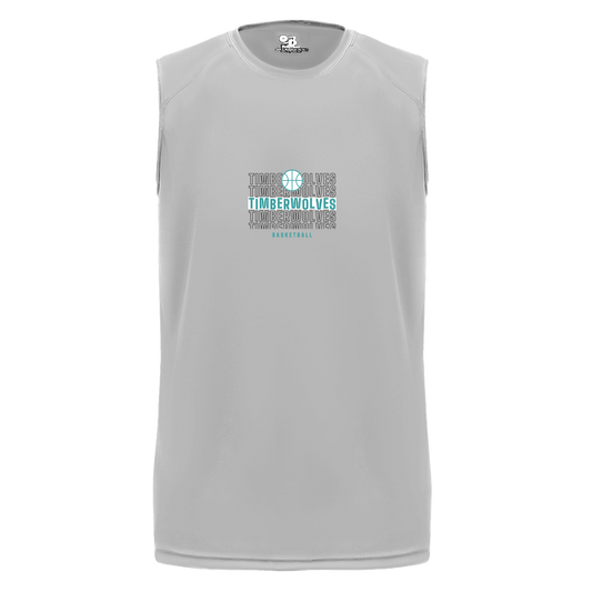 tcaps-montessori-stacked-hoops-badger-b-core-sleeveless-performance-tee — Silver — Front — source sha256 9fdeed40789ec8db5ee25475b9f1e3dab952b84244240519a7f7758741460d4c — Color position 3