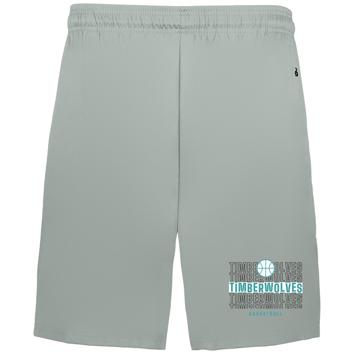 tcaps-montessori-stacked-hoops-badger-adult-b-core-7-inch-short-with-pockets — Silver — Front — source sha256 af4635b33a762b11bf25e9b9134039660bfdb5025041d5498acb5856ecfea188 — Color position 3