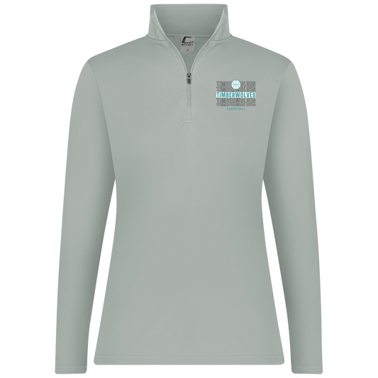 tcaps-montessori-stacked-hoops-c2-womens-1-4-zip-pullover — Silver — Front — source sha256 ce99c3450367fbb6b4a6c500d65cb4ca7e67db49759d47c8642a1b79a1249ff7 — Color position 2