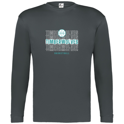 tcaps-montessori-stacked-hoops-white-c2-mens-performance-long-sleeve-tee — Graphite — Front — source sha256 d37e0aa5f7f1c15f825949e3c3e60cc0c1806c7361f87b15ff4ffb3c9a287d80 — Color position 2
