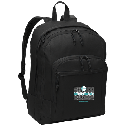 tcaps-montessori-stacked-hoops-white-port-authority-basic-backpack — Black — Front — source sha256 f0106228cfbe179d704b71e5b04d8c72bdbb4e4ee059efbb35b57c27d6493d4f — Color position 1