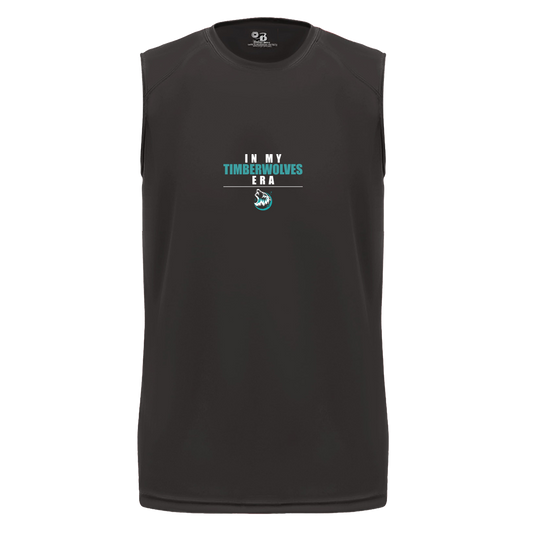 tcaps-montessori-timberwolf-era-white-badger-b-core-sleeveless-performance-tee — Black — Front — source sha256 4e11a777945da2aa60c71f2c5ab710e70c5d58ec6c0ccec1d4d48c2018290180 — Color position 1