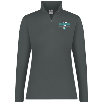 tcaps-montessori-timberwolf-era-white-c2-womens-1-4-zip-pullover — Graphite — Front — source sha256 5705005bec0154e736121ef3f0e305a172e3a829403e2caecf12c8be47492543 — Color position 2