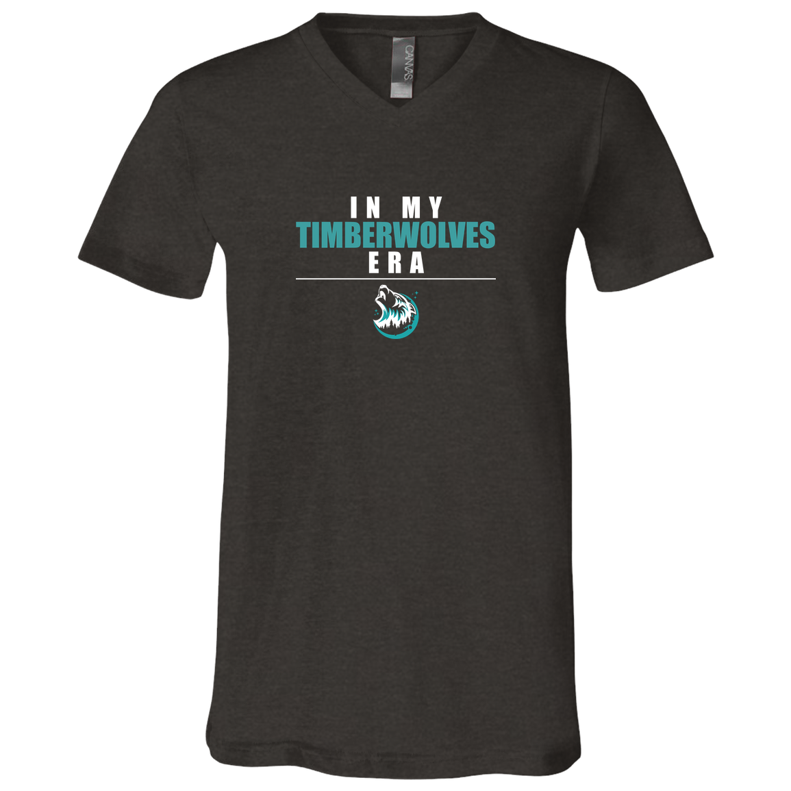 tcaps-montessori-timberwolf-era-white-bella-canvas-unisex-jersey-ss-v-neck-t-shirt — Dark Grey Heather — Front — source sha256 63f2df63fa5dfeb61b5685f569f0078ce9e497c975925c2a16d6ecd043fc3825 — Color position 2