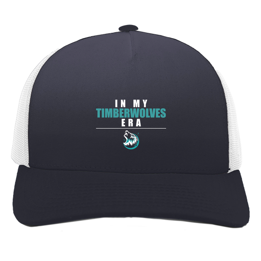 tcaps-montessori-timberwolf-era-white-pacific-headwear-5-panel-trucker-snapback-cap — Navy/White — Front — source sha256 8d921f9038da80d5f705582133e435d93df85e351d478e9fc2302295874e86d3 — Color position 1