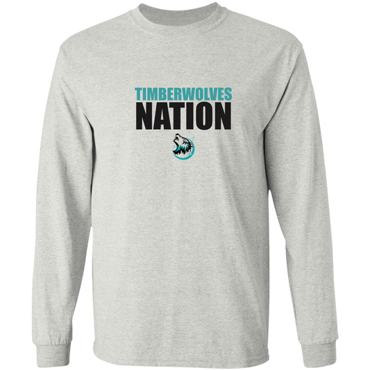 tcaps-montessori-timberwolf-nation-gildan-ls-t-shirt-5-3-oz — Ash — Front — source sha256 4234450bb9d48e12026602779f05089315ef12fb0ca2057c608767f899ee79fe — Color position 1