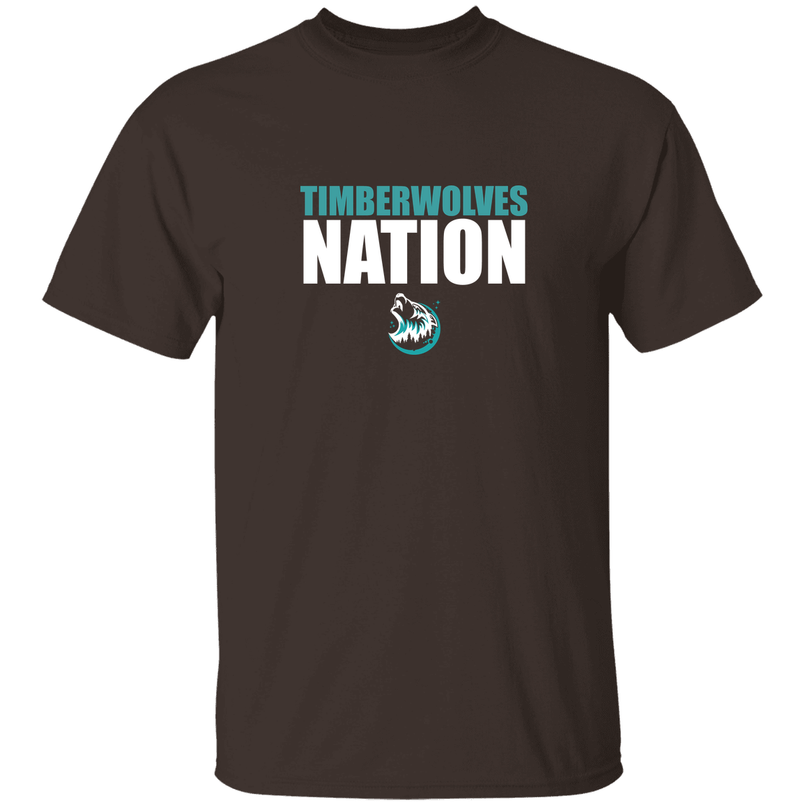 tcaps-montessori-timberwolf-nation-white-gildan-5-3-oz-t-shirt — Dark Chocolate — Front — source sha256 7eb5a104228c9d0ed10c468c60b8640f688f4a6b346c2914602cfaa29d6ec07f — Color position 2