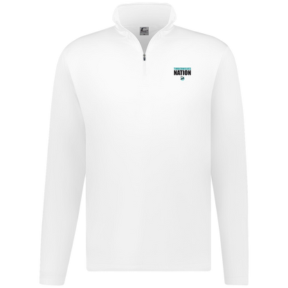tcaps-montessori-timberwolf-nation-c2-mens-1-4-zip-pullover — White — Front — source sha256 ec8bdd891213c01e5bf305ffe14cce3fd67e4f520bca43f9660e425e39fe80aa — Color position 3
