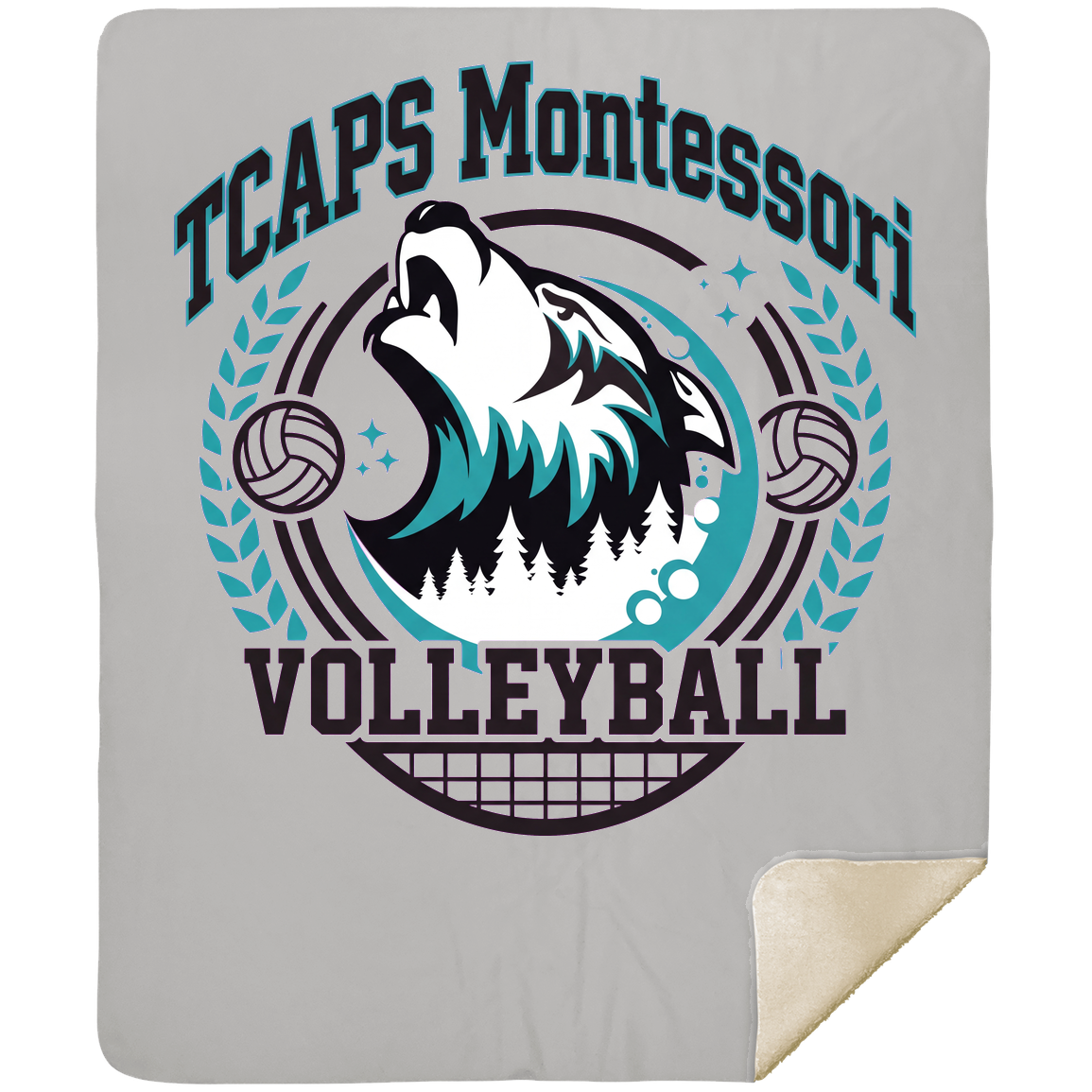 tcaps-montessori-varsity-arch-mshm-premium-sherpa-blanket-50x60 — Silver — Front — source sha256 0c8da01ceff26bb6a707a23fefcba39e0dce768d45547845ca7d2644dc2aeae3 — Color position 4