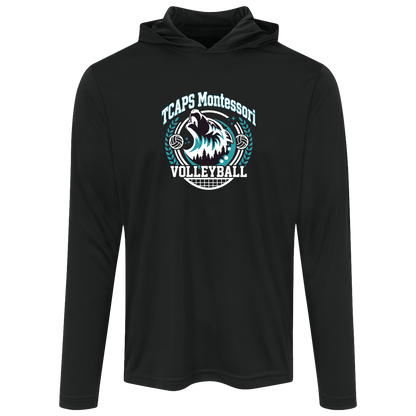 tcaps-montessori-varsity-arch-white-sport-tek-mens-competitor-hooded-tee — Black — Front — source sha256 0f51d6fe4a1387b4e261be90b75d3e1058a0b52e13091c1aa7d32f2e57686095 — Color position 1