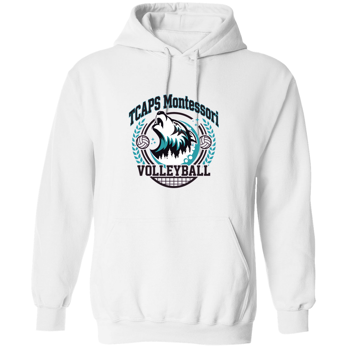 tcaps-montessori-varsity-arch-gildan-pullover-hoodie — White — Front — source sha256 1faf63607e5884f31c9514bde1a708731d6d3ed0eef8f7de4da5ed897bfb25f3 — Color position 1