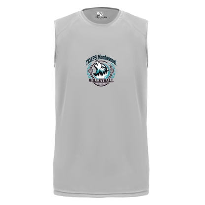 tcaps-montessori-varsity-arch-badger-b-core-sleeveless-performance-tee — Silver — Front — source sha256 535e9bf1fac433359f1af3a073135b4cbdcc2b1437909ce54fd134efc3f8f42b — Color position 3