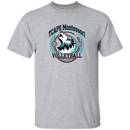 tcaps-montessori-varsity-arch-gildan-5-3-oz-t-shirt — Sport Grey — Front — source sha256 613f9b272935420de98f174675c9a5c2cc94d42158dc94f7aea592da87804ac7 — Color position 6