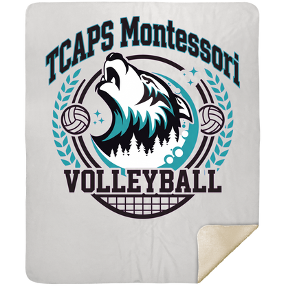 tcaps-montessori-varsity-arch-mshm-premium-sherpa-blanket-50x60 — White — Front — source sha256 62e3eb836fac3d2c3ffcf563d9f3b66a2a8c1916b78451ac9039a8125c1ef24d — Color position 1