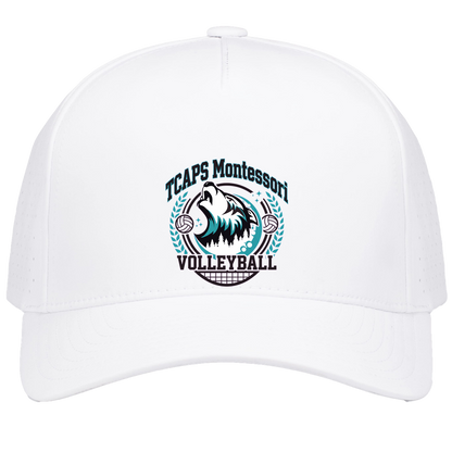 tcaps-montessori-varsity-arch-pacific-headwear-weekender-perforated-snapback-cap — White — Front — source sha256 78086c0c957cf5a37cf74fe01aa53e7fd4da68ba932fdf2ebe2395969ba41fef — Color position 6