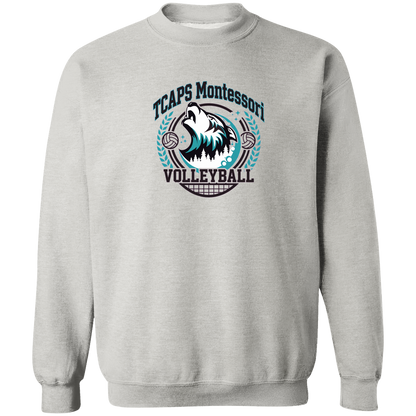 tcaps-montessori-varsity-arch-gildan-crewneck-pullover-sweatshirt — Ash — Front — source sha256 8059e9a5afdd4195d66afb3e735ccc4e3b4b5dee9b5c2b9f835bf717f6fb1b60 — Color position 2
