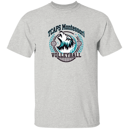 tcaps-montessori-varsity-arch-gildan-5-3-oz-t-shirt — Ash — Front — source sha256 ae5f123e81662361adbd96e3e4851f93f0aeef60fbae59e9b24a1090cd58de21 — Color position 4