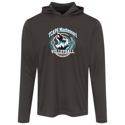 tcaps-montessori-varsity-arch-white-sport-tek-mens-competitor-hooded-tee — Iron Grey — Front — source sha256 c1c851f8266f275e8709a8b5c42d7b12a0a421f5d9660ea3e7ece70b084cc414 — Color position 2