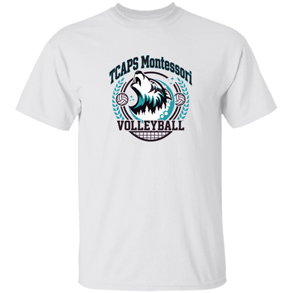 tcaps-montessori-varsity-arch-gildan-5-3-oz-t-shirt — White — Front — source sha256 ea2aa5a6f7bdeaf7a4d9b154d2c1fe97b39d5857e5b9c7316f9f9226d8643e98 — Color position 3
