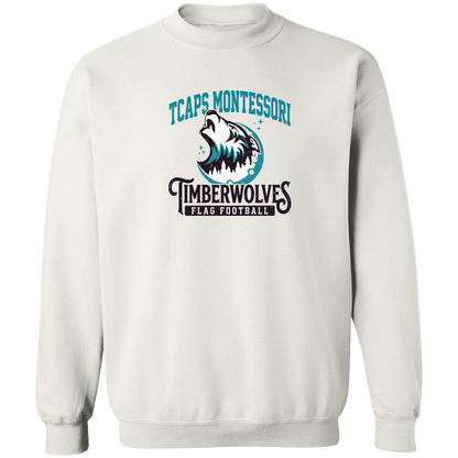 tcaps-montessori-vintage-stack-gildan-crewneck-pullover-sweatshirt — White — Front — source sha256 6bdaa86db8d4aeb0c2d82120c356f2f644f2c15bd5238822c387d89153e81812 — Color position 3