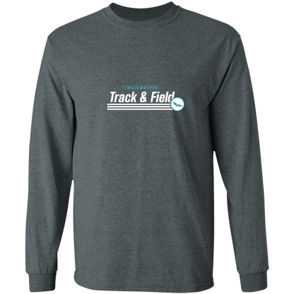 tcaps-montessori-winged-sprint-white-gildan-ls-t-shirt-5-3-oz — Dark Heather — Front — source sha256 953a5643460c7f2415e8530b3b6c0384257f39d11eae2848da059395ba4820ec — Color position 1