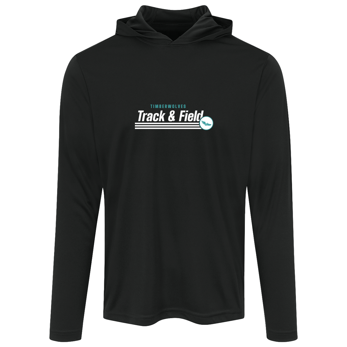tcaps-montessori-winged-sprint-white-sport-tek-mens-competitor-hooded-tee — Black — Front — source sha256 bd22b778bd57f07d115dee482a490134f03aa01590d5bc417419303b0227d4e1 — Color position 1