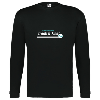 tcaps-montessori-winged-sprint-white-c2-kids-performance-long-sleeve-tee — Black — Front — source sha256 d3bc52cd97dbb3ccf07c2e336827d12d2e33b08235f900f90febb636a1ce3bd9 — Color position 1