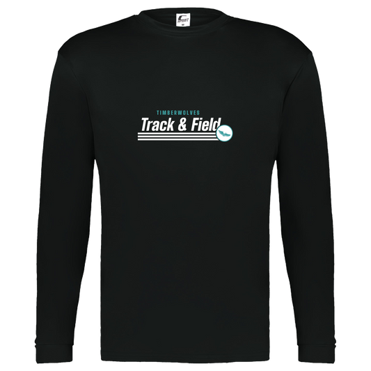 tcaps-montessori-winged-sprint-white-c2-kids-performance-long-sleeve-tee — Black — Front — source sha256 d3bc52cd97dbb3ccf07c2e336827d12d2e33b08235f900f90febb636a1ce3bd9 — Color position 1