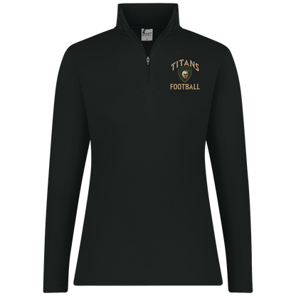titans-tc-titans-football-basic-c2-womens-1-4-zip-pullover — Black — Front — source sha256 1a8e410672352ee65222f10d47a0d424937266c9029e739721c8520e9d7568db — Color position 1