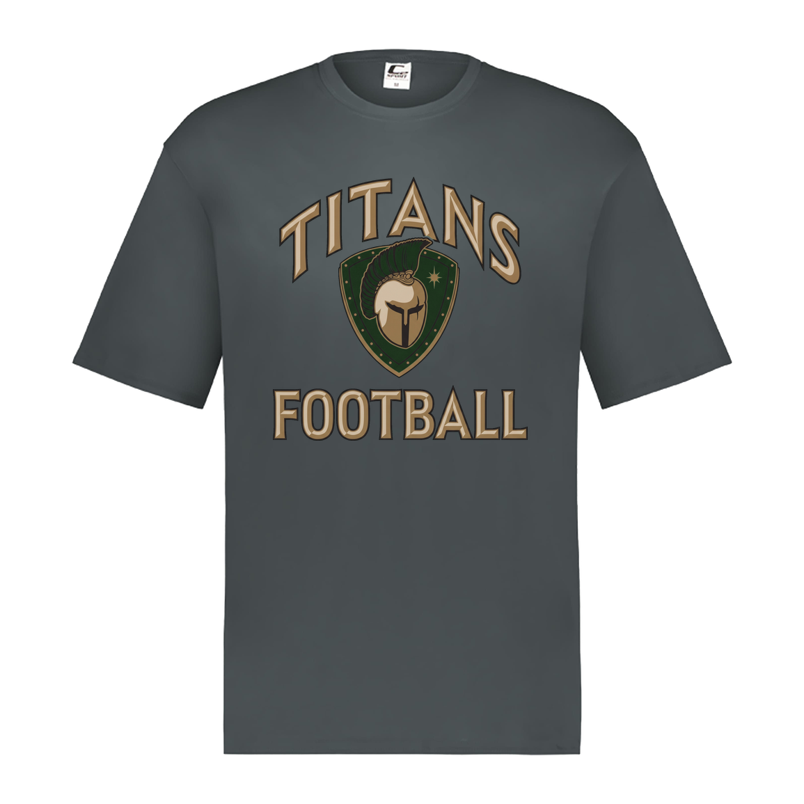 titans-tc-titans-football-basic-c2-mens-performance-short-sleeve-tee — Graphite — Front — source sha256 3ae635a8e062f73b622cf12a2474dc7c4f4a5783a4f79dc97a95da03fa080af4 — Color position 2