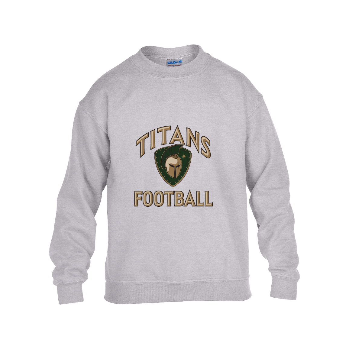 titans-tc-titans-football-basic-gildan-kids-heavy-blend-fleece-crew — Grey — Front — source sha256 3dbf9fb9c3cc1af4be1dde3dd846ef5e5f51857eae2bc796e6e73c494a75b394 — Color position 3