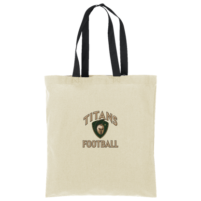 titans-tc-titans-football-basic-port-authority-core-cotton-tote — Natural/Deep Black — Front — source sha256 4f8d337c65ad4b3fb4497b55c6e587d00e4ca61ae5729bebacc963b44562b497 — Color position 3