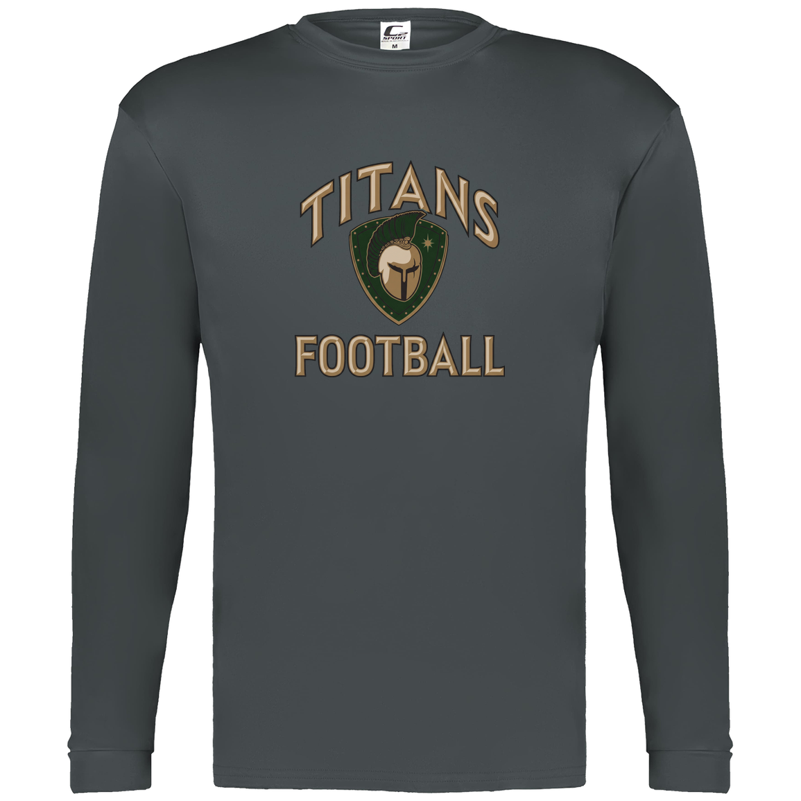 titans-tc-titans-football-basic-c2-mens-performance-long-sleeve-tee — Graphite — Front — source sha256 6af98b185aa4fba33d52680165f886f5fef9199812882fcd928acc4af4d9ef04 — Color position 2